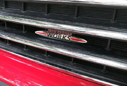90mm chrome silver red front - ,