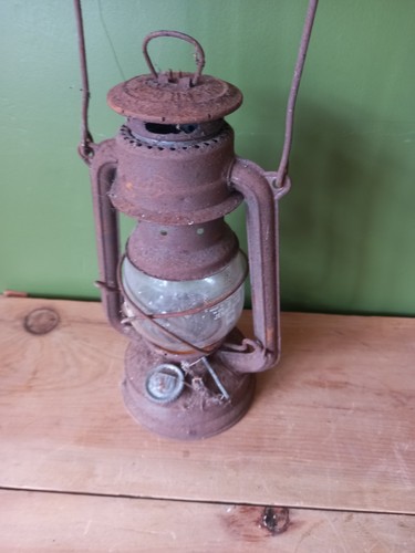 Vintage storm lantern german - storm, lantern.