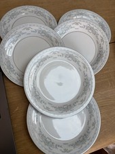 Crown Ming Dessert / Side Plates X 6 Floral