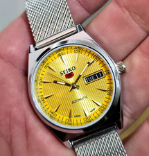 Vintage Seiko 5 Sports Yellow