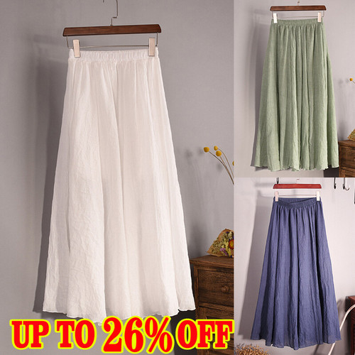 Women summer solid long - solid,