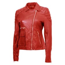 lWomen's Real Red Leather