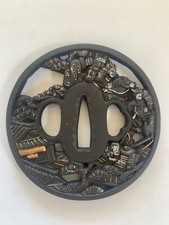 Japanese Tsuba Zinc Alloy