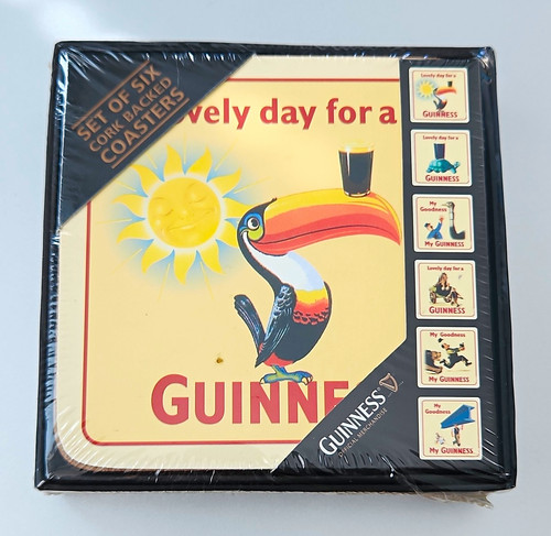 Guinness set cork backed - of,