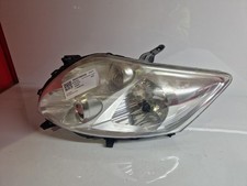 TOYOTA AURIS E150 MK1 2007 LEFT HEADLIGHT SILVER INSERT PASSENGER 8117002470