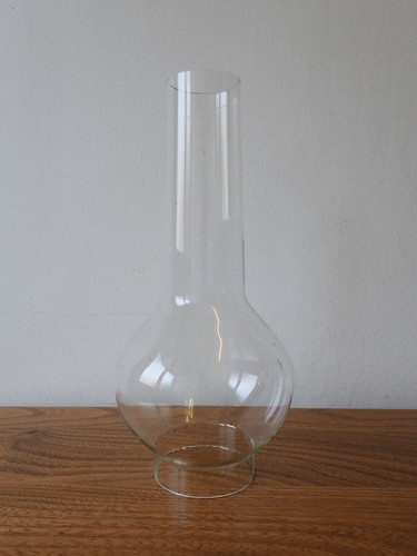 Vintage oil lamp glass - vintage oil,