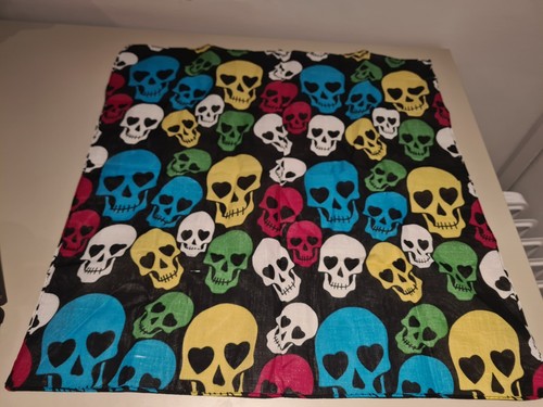 Multi coloured skulls - multi-coloured, bandana