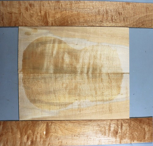 Quilted maple wood guitar - wood,