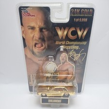 Vintage 1998 WCW Racing Champions Goldberg 24k Gold Plated  Die Cast Car 1Of9998