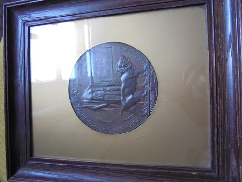 Ww1 plaque bronge medal - bronge, inc