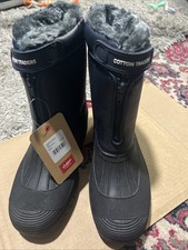 NEW Cotton Traders Womens Waterproof Highland / Snow Boots / Navy & Black Size 6