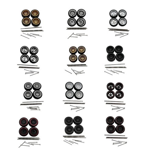 Car wheels and tires - and, rc