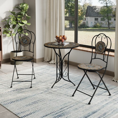 Bistro table quilt - table, star
