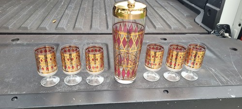 Vintage cocktail shaker and - vintage,