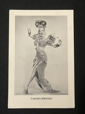 Vintage Carmen Miranda Postcard