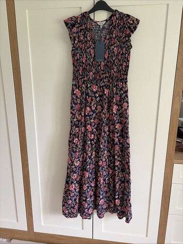 Joules esme navy floral dress - joules,