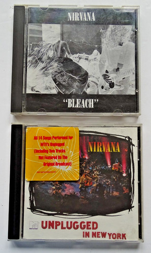 Nirvana cds unplugged in - cds,