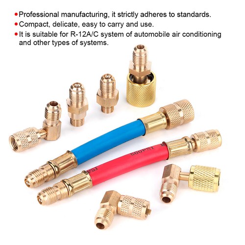 8pcs r134a r12 - r12, ac