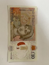 AK47 £10 NEW TEN POUND NOTE