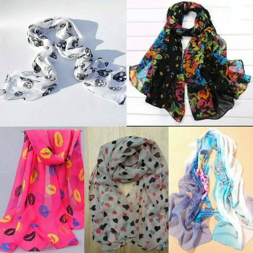 Ladies silk scarf new