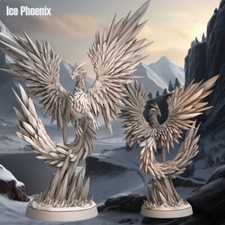 Ice Phoenix - Frost Tribe - D&D or Wargaming Miniature 32mm