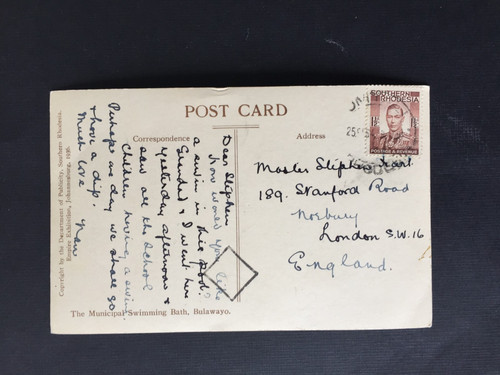 Southern rhodesia 1947 - 1½d, on