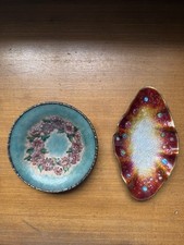 2 Limoges French Enamel Plates