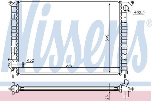 Nissens radiator for - nissens,