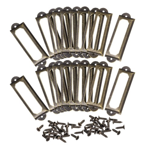 Metal label holders - metal, holders,