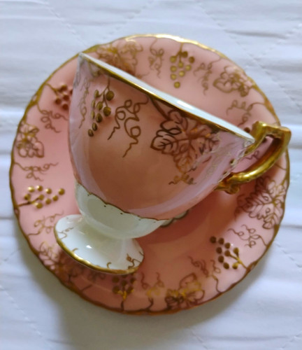 Crown staffordshire vine pink - crown,