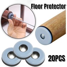 Screws Furniture Glides PTFE Moving Gliders Blue Furniture Feet Sliders