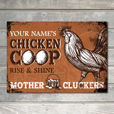 Personalised farm chicken coop - chicken,