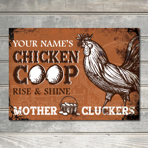Personalised farm chicken coop - personalised,