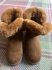 CLOUDWALKERS Comfort FIT Pippa Hug Boot - cognac Size Size Uk 6.5