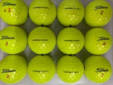 12 TITLEIST PRO V1X YELLOW GOLF LAKE BALLS  "GRADE A / GRADE B"   FREE P & P