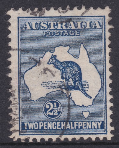 1913 australia 2d indigo - 1913,
