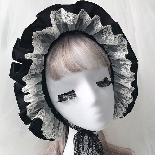 Lady girls lolita hat lace - lolita,