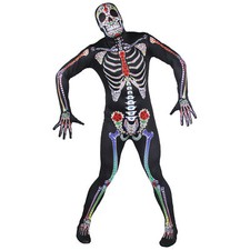 MENS DAY OF THE DEAD SKELETON