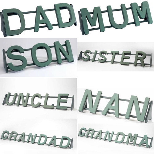 Named funeral tributes - funeral,