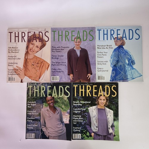 Threads magazine lot - threads,