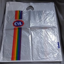 Vintage carrier bag - bag, silver