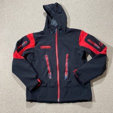 Mammut Jacket Mens Medium Black Red Windstopper Outdoor Windbreaker Hiking