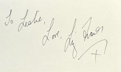 Liz fraser signed - signed, autographed