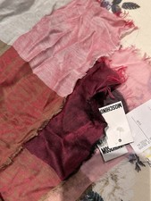 Brand New Love Moschino Scarf With Tags- Beautifully Mixed Colour For Sale!
