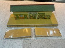 Hornby O Gauge No2 Tin Plate Station With Ramps NICE LOT