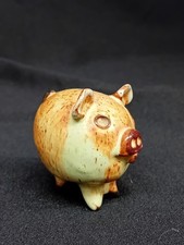 *Studio Pottery Small Cute Pig