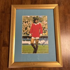 George Best Hand Signed Photo