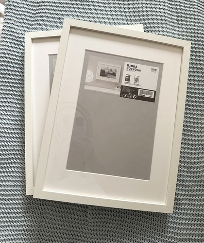 Ikea ribba pair set white - set, 2