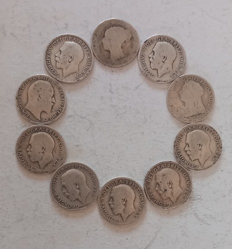Pre 1920 lucky sixpences - 1920,
