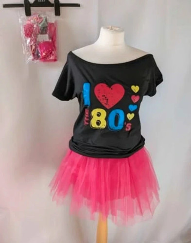 80s fancy dress costume set - costume,